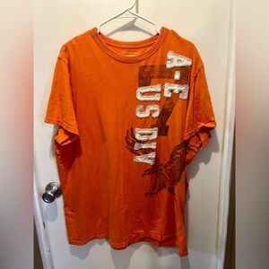 American Eagle Outfitters Orange Graphic Tee Mens 2X